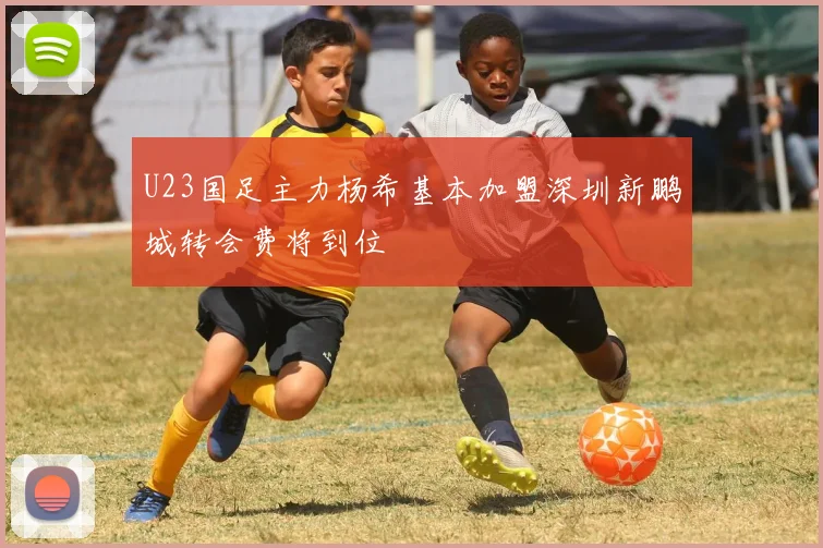 U23国足主力杨希基本加盟深圳新鹏城转会费将到位